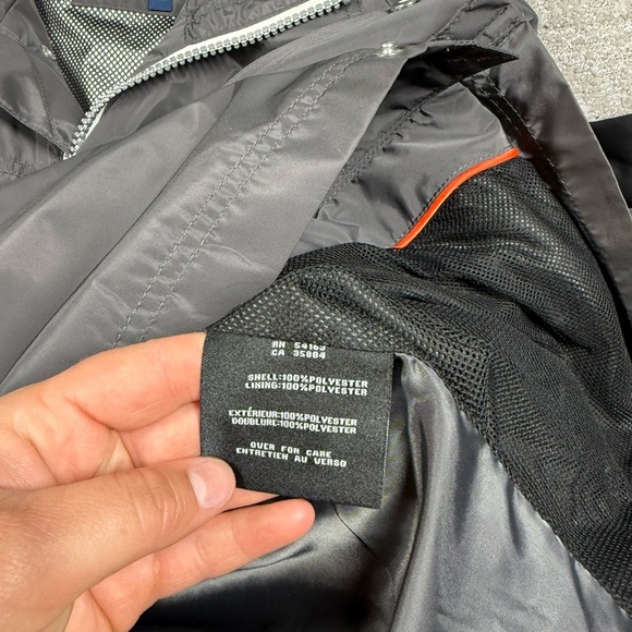 Cole Haan Signature Packable Hooded Rain Coat Mens Size Medium - Picture 5 of 6